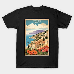 Corfu Greece Vintage Tourism Travel T-Shirt